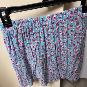 Floral comfortable skirt